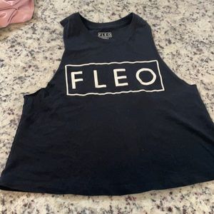 Fleo muscle crop top